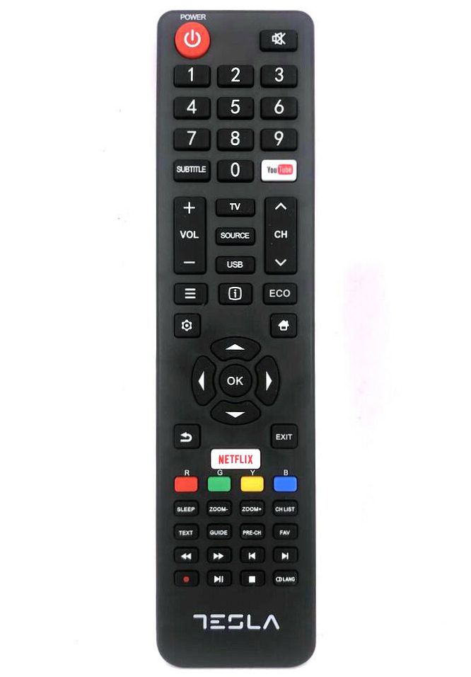 TESLA Smart TV 32T300B, 32T310BHS, 32T319B, 32T320, 40T319SFS, 40T320 - eredeti gyári távirányító