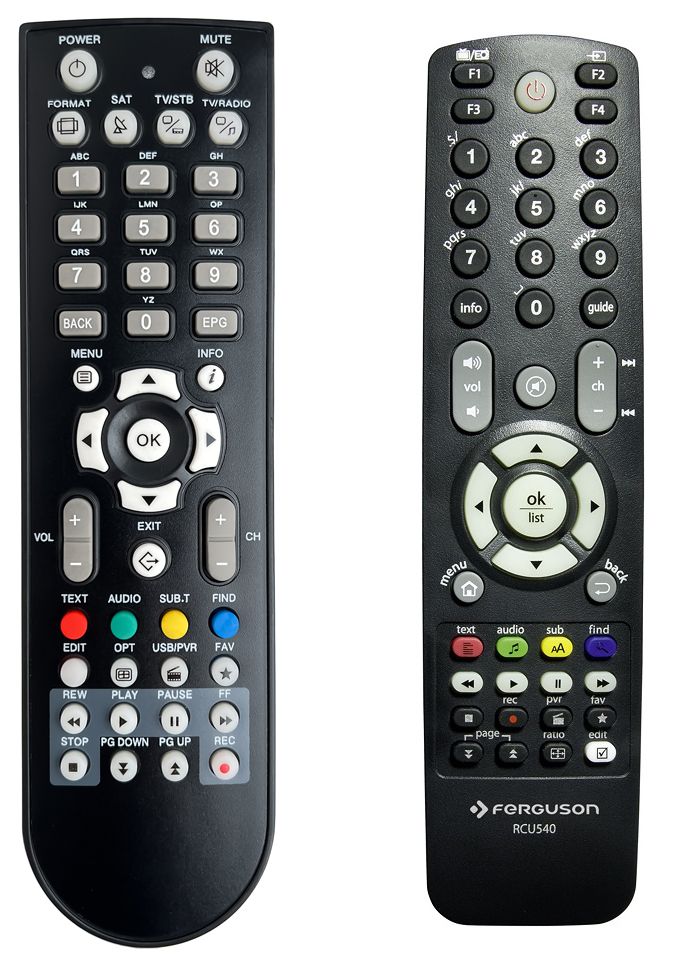 FERGUSON RCU-540 extra functions - helyettesítő távirányító