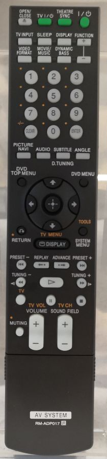 SONY RM-ADP015 - helyettesítő távirányító
