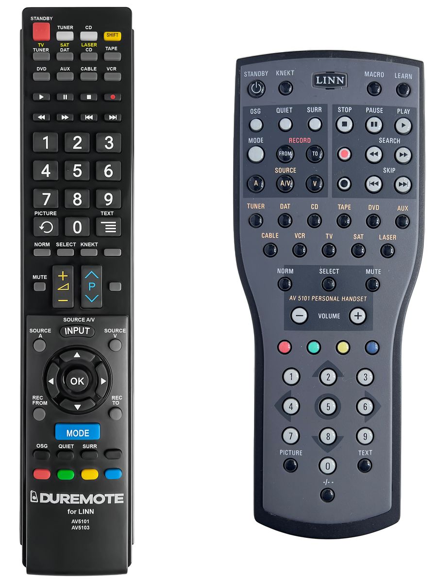 LINN AV5101, AV5103 V2 - távirányító duplikátum