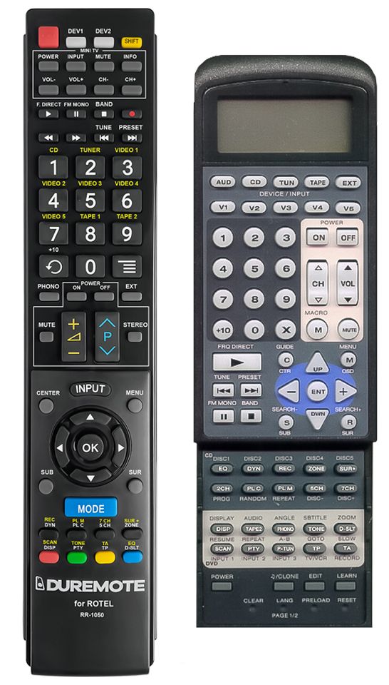 ROTEL RR-1050 - távirányító duplikátum