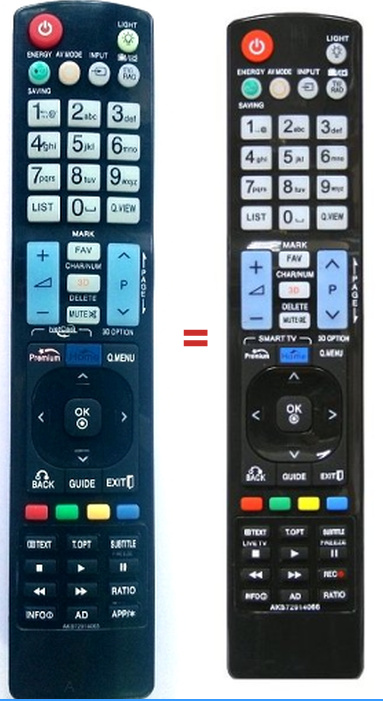 LG AKB72914290 - helyettesítő távirányító