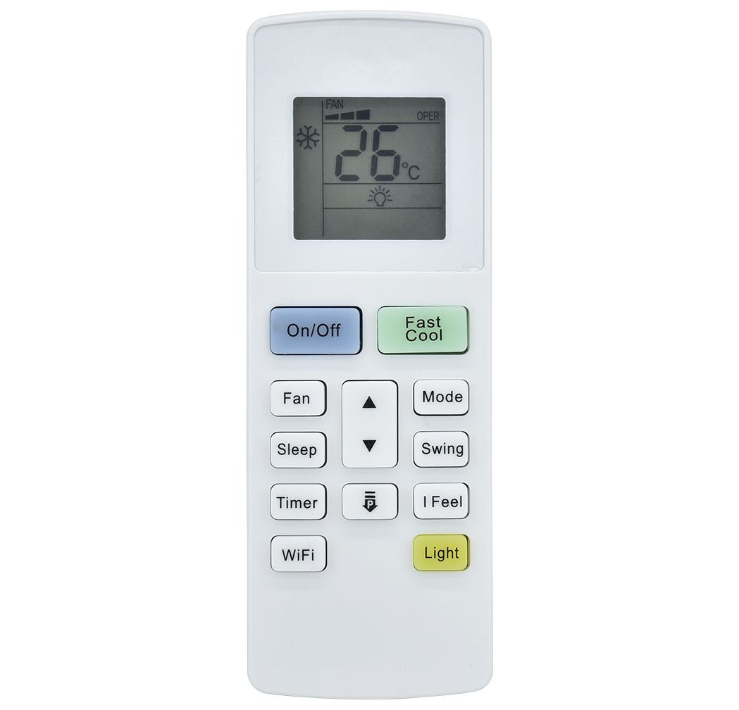 CASCADE CWH12AAB-K6DNA5A/I mode l  - helyettesítő távirányító