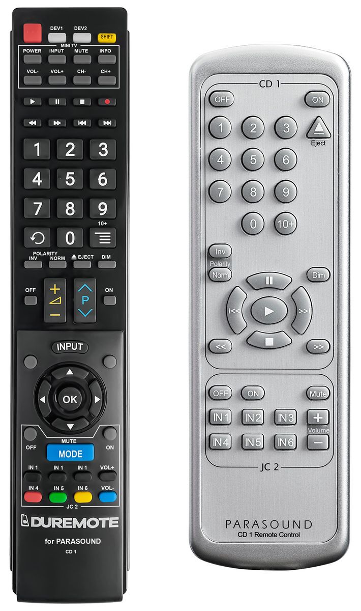 PARASOUND CD 1 + TV vezérlés (mini TV) - távirányító duplikátum