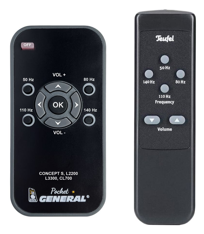 TEUFEL Concept S, L2200, L3300, CL700 -   


távirányító
 duplikátum