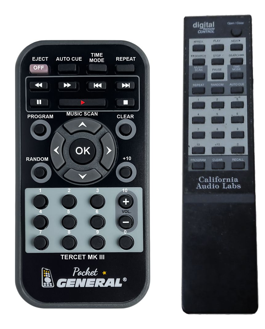 CALIFORNIA AUDIO LABS Tercet MK III -   


távirányító
 duplikátum