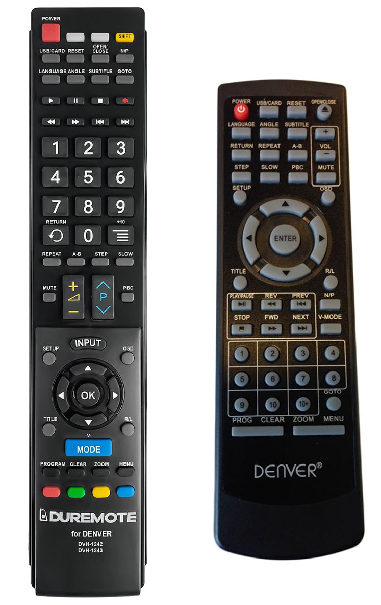 DENVER DVH-1242, DVH-1243 - távirányító duplikátum