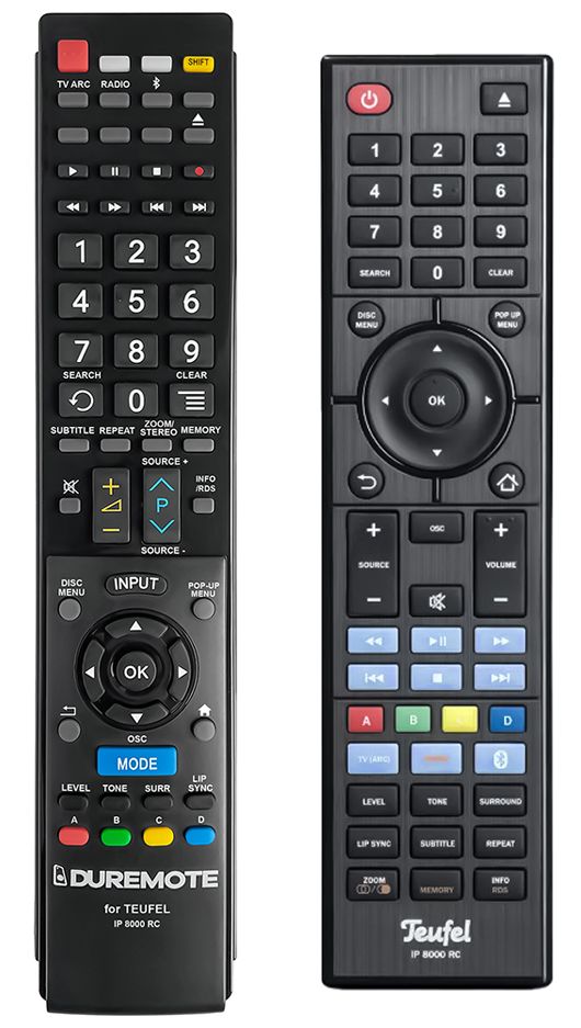 TEUFEL IP8000RC - távirányító duplikátum
