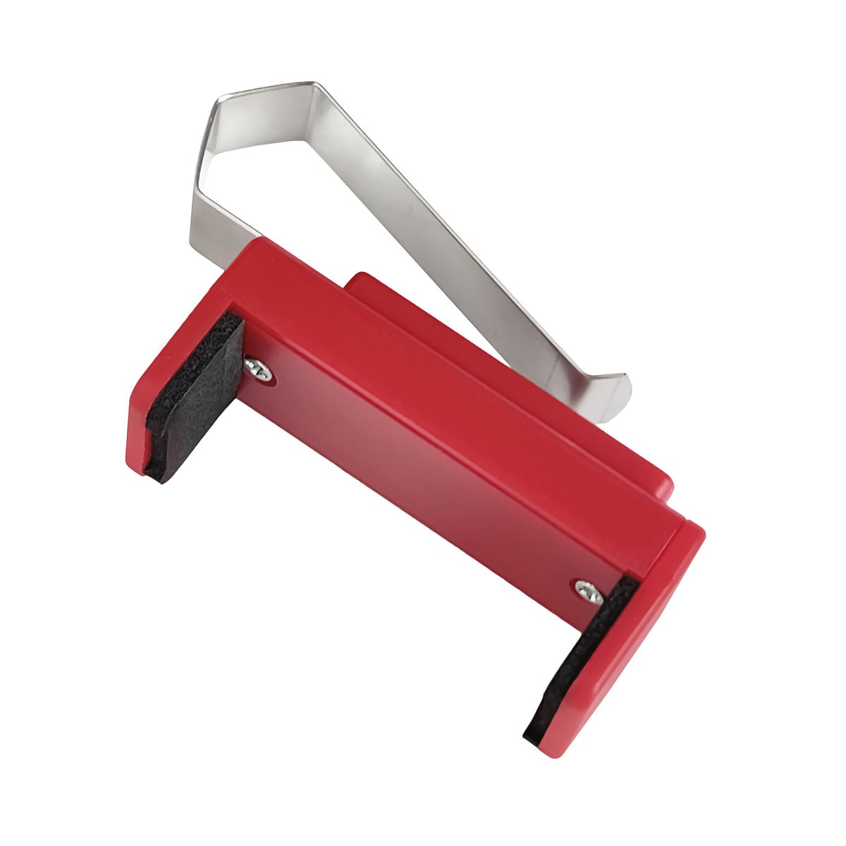 Holder for remote controls for garage doors and gates - RED