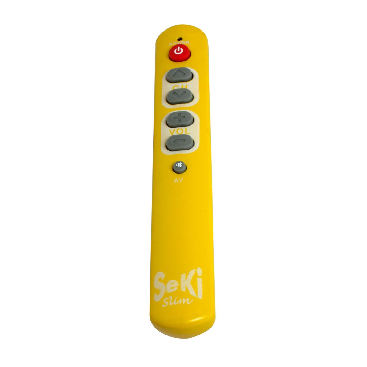SEKI SLIM yellow - learning remote control