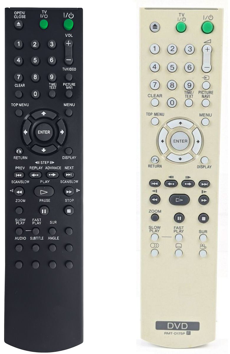 SONY RMT-D175P - helyettesítő távirányító
FEKETE