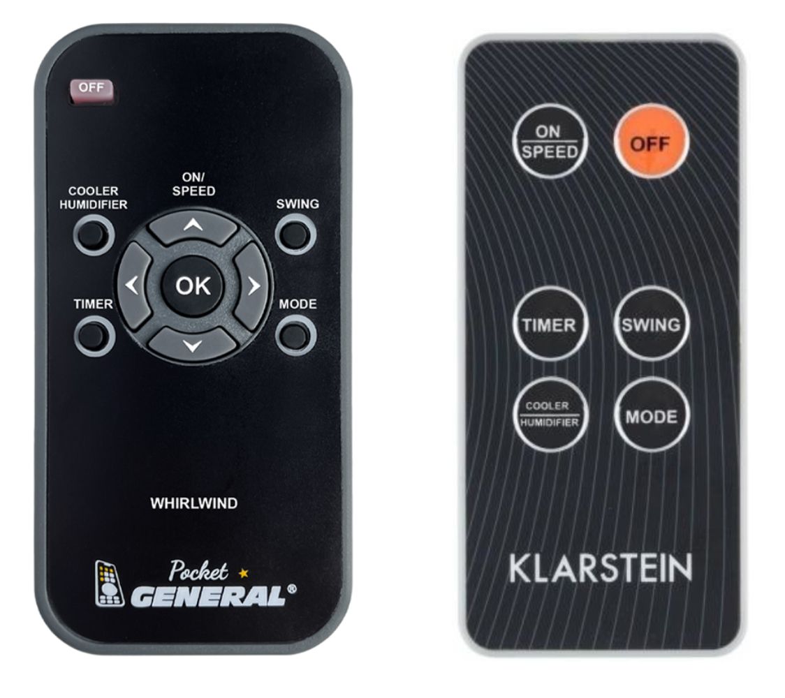 KLARSTEIN Whirlwind, 10029327, 10029328, 10031487 - Mennyezeti ventillátor   


távirányító
 duplikátum