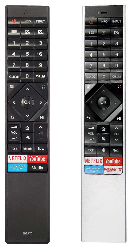 HISENSE ERF6A62, H50U7B, H5508B, H55U8B, H65U8B - helyettesítő távirányító