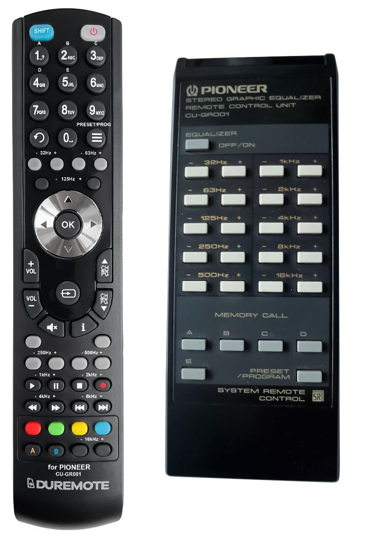 PIONEER CU-GR001 - távirányító duplikátum