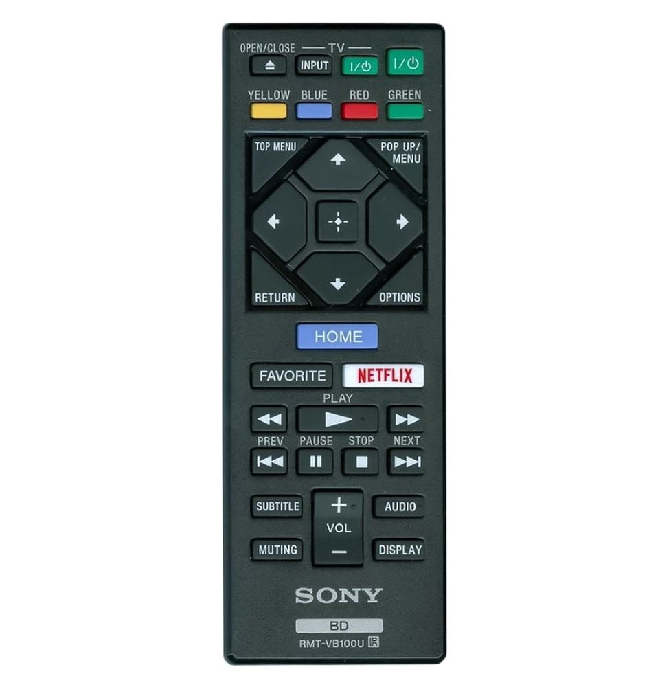 SONY BDP-BX150, BDP-BX350, BDP-BX550, BDP-S1500, BDP-S3500, BDP-S5500, BDP-S6500 - eredeti gyári távirányító
