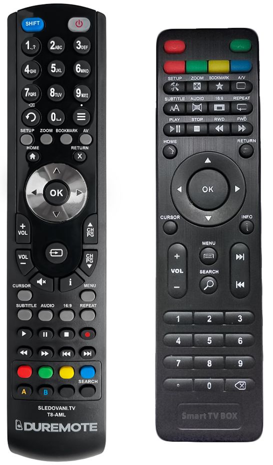 SledovaniTV set top box 1 - távirányító duplikátum