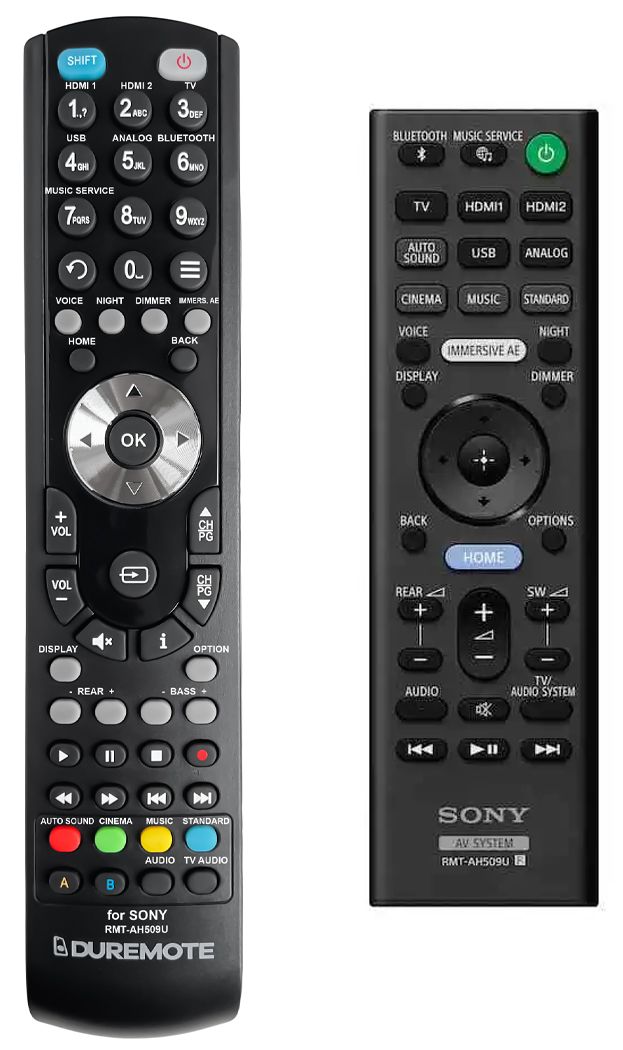 SONY RMT-AH509U - távirányító duplikátum