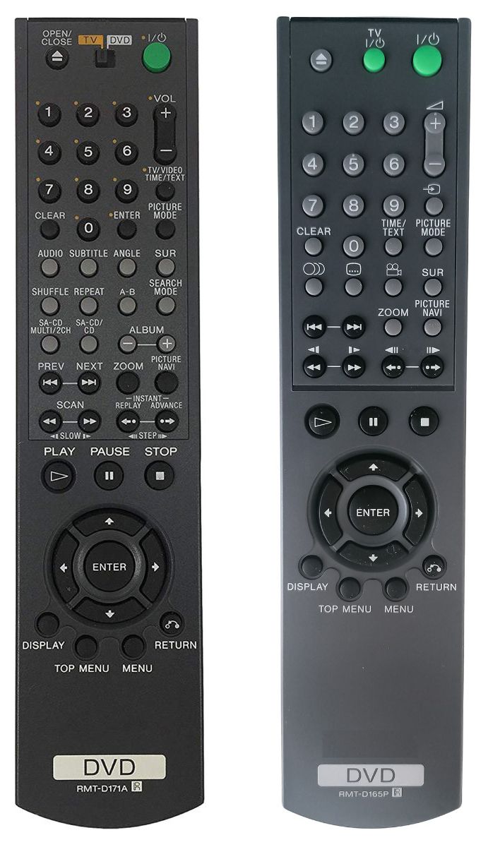 SONY RMT-D165P - helyettesítő távirányító