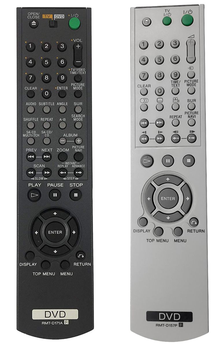 SONY RMT-D157P - helyettesítő távirányító
FEKETE