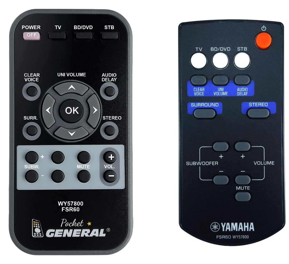 YAMAHA WY57800, FSR60 -   


távirányító
 duplikátum