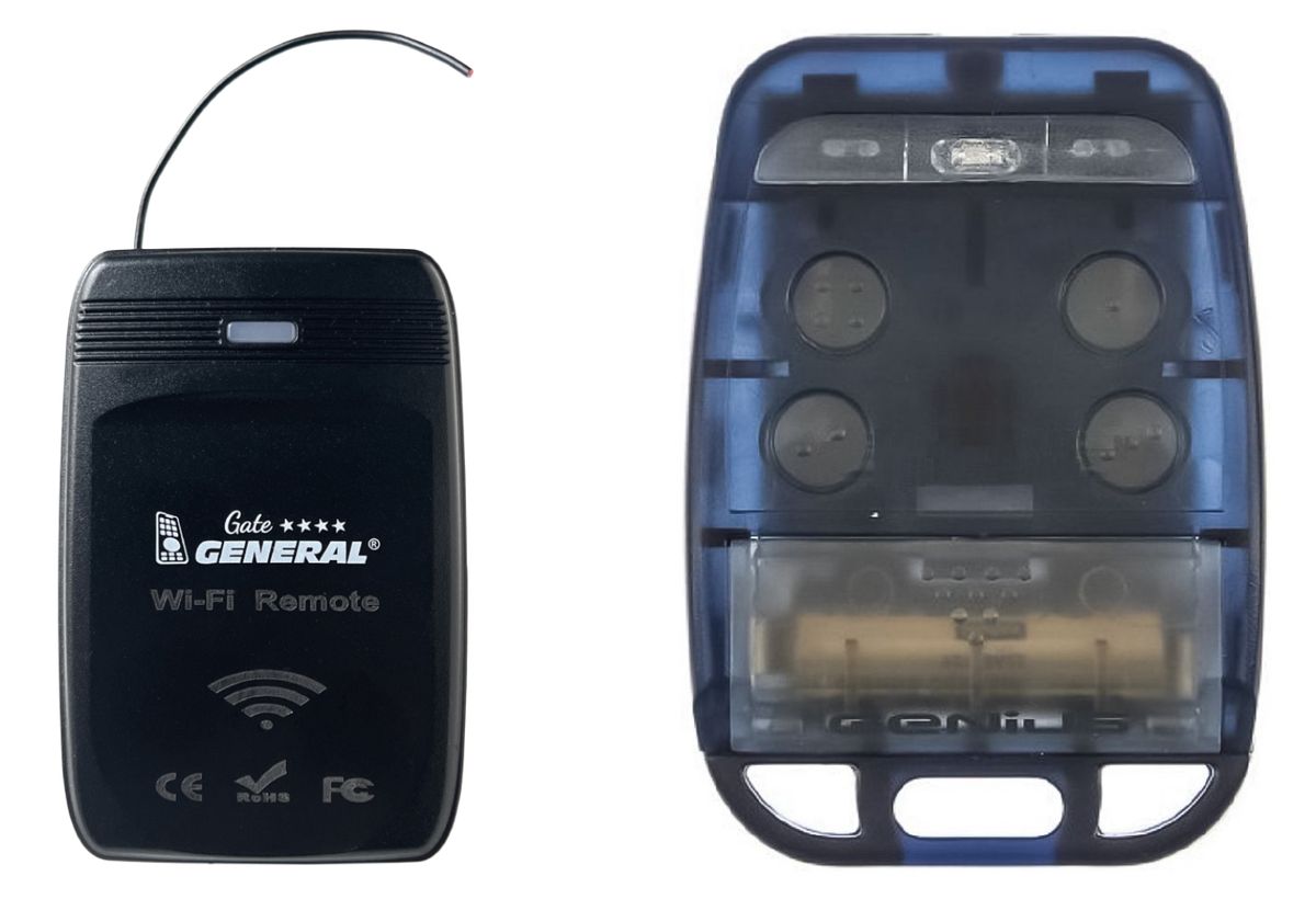 General WiFi GENIUS BRAVO TX4, TE 4433H - távirányító kapuhoz mobil APP-pal