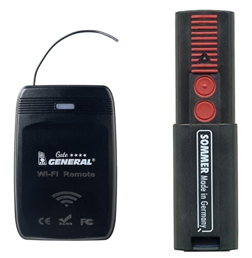 General WiFi SOMMER SLIDER 4014 TX03 434-2 4013 TX02-434-4, 434,42 MHz  - távirányító kapuhoz mobil APP-pal