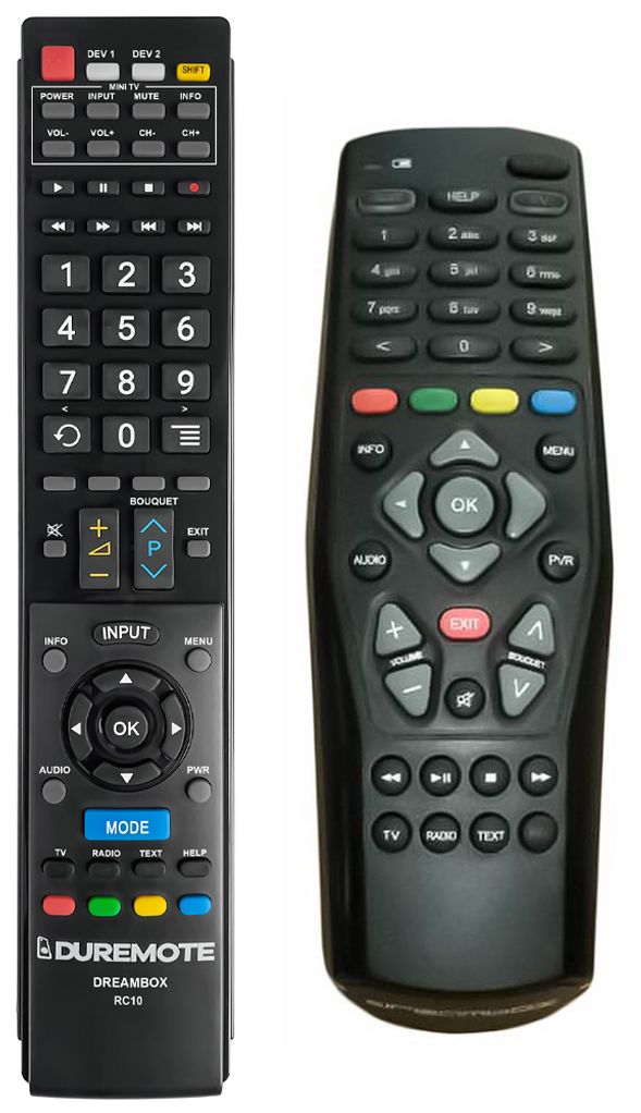DREAMBOX UNI OMIKRON PLUS + TV vezérlés (mini TV) - távirányító duplikátum