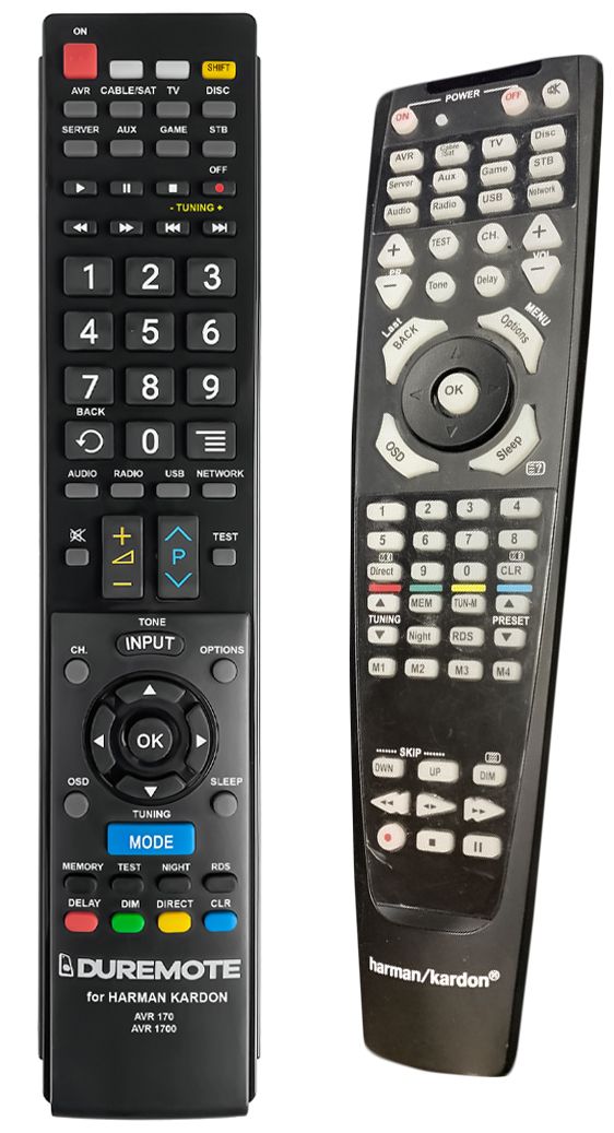 HARMAN KARDON AVR170, AVR1700, AVR170/230C - távirányító duplikátum