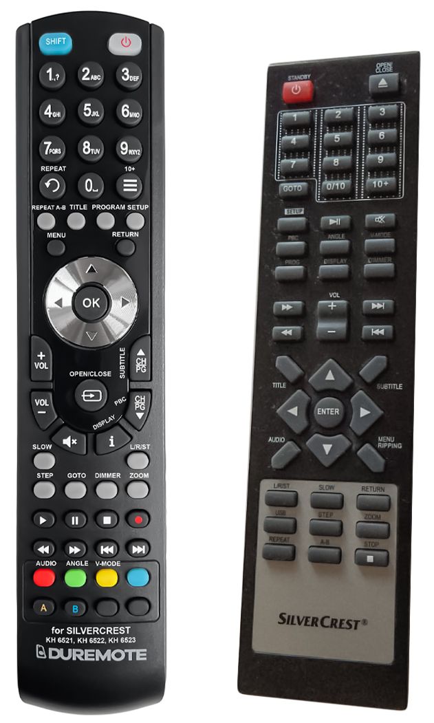 SILVERCREST KH6521, KH6522, KH6523 - távirányító duplikátum