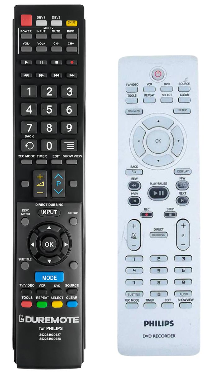 PHILIPS 242254900927 + TV vezérlés (mini TV) - távirányító duplikátum