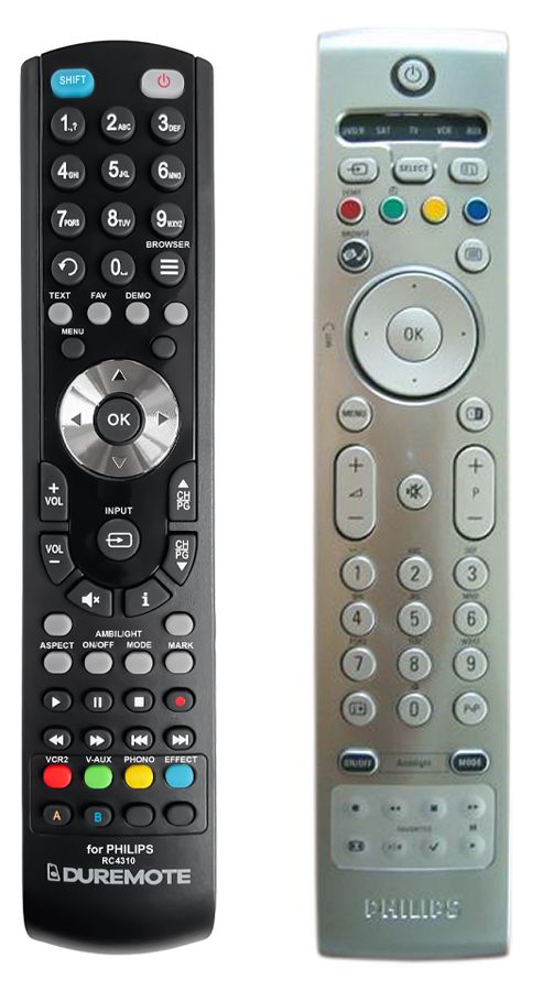 PHILIPS  RC4310, 242254900487 - távirányító duplikátum