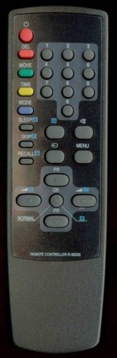 JVC R-35D05 - helyettesítő távirányító