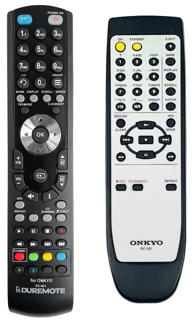 ONKYO RC-601 - távirányító duplikátum