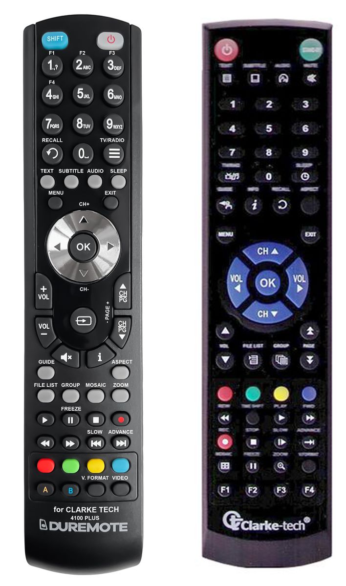 CLARKE TECH HD 4100 PLUS - távirányító duplikátum
