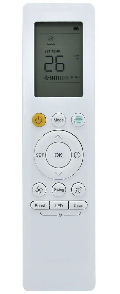 MIDEA RG10B(B)/BGEF - helyettesítő távirányító