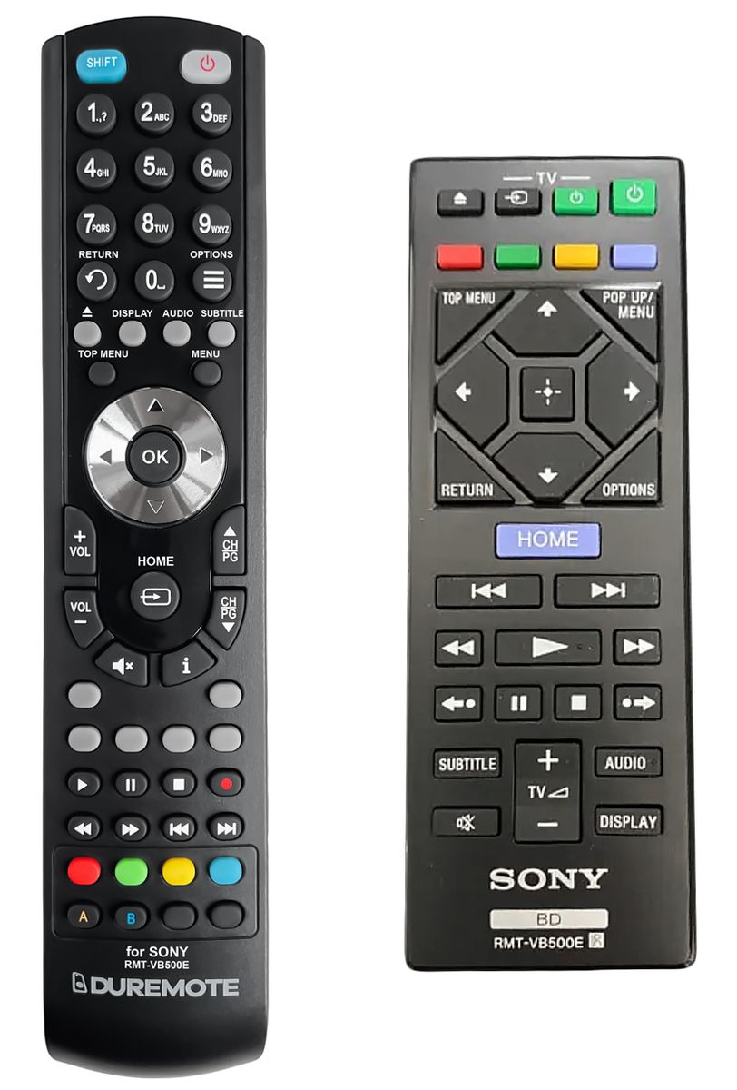 SONY RMT-VB500E - távirányító duplikátum