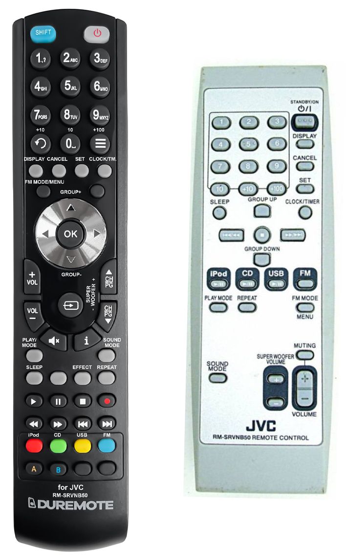 JVC RM-SRVNB50 - távirányító duplikátum