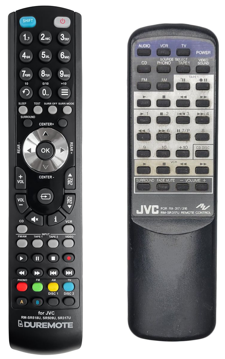 JVC RM-SR317U - távirányító duplikátum