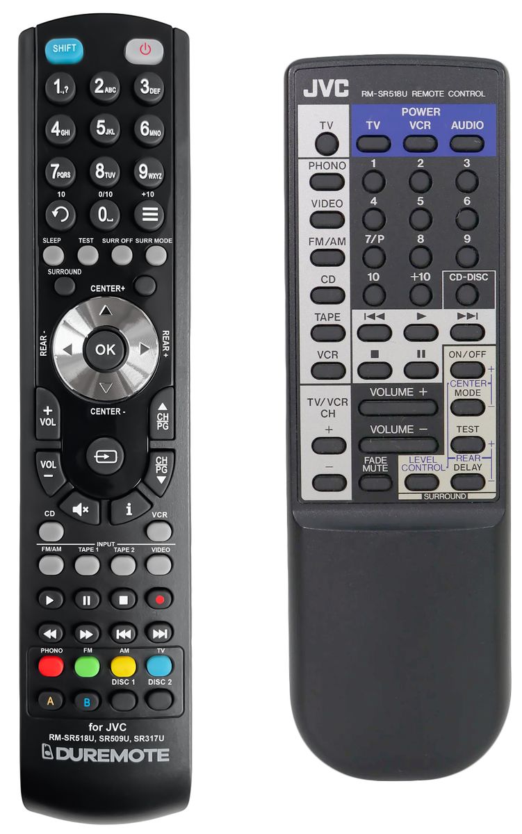 JVC RM-SR518U - távirányító duplikátum