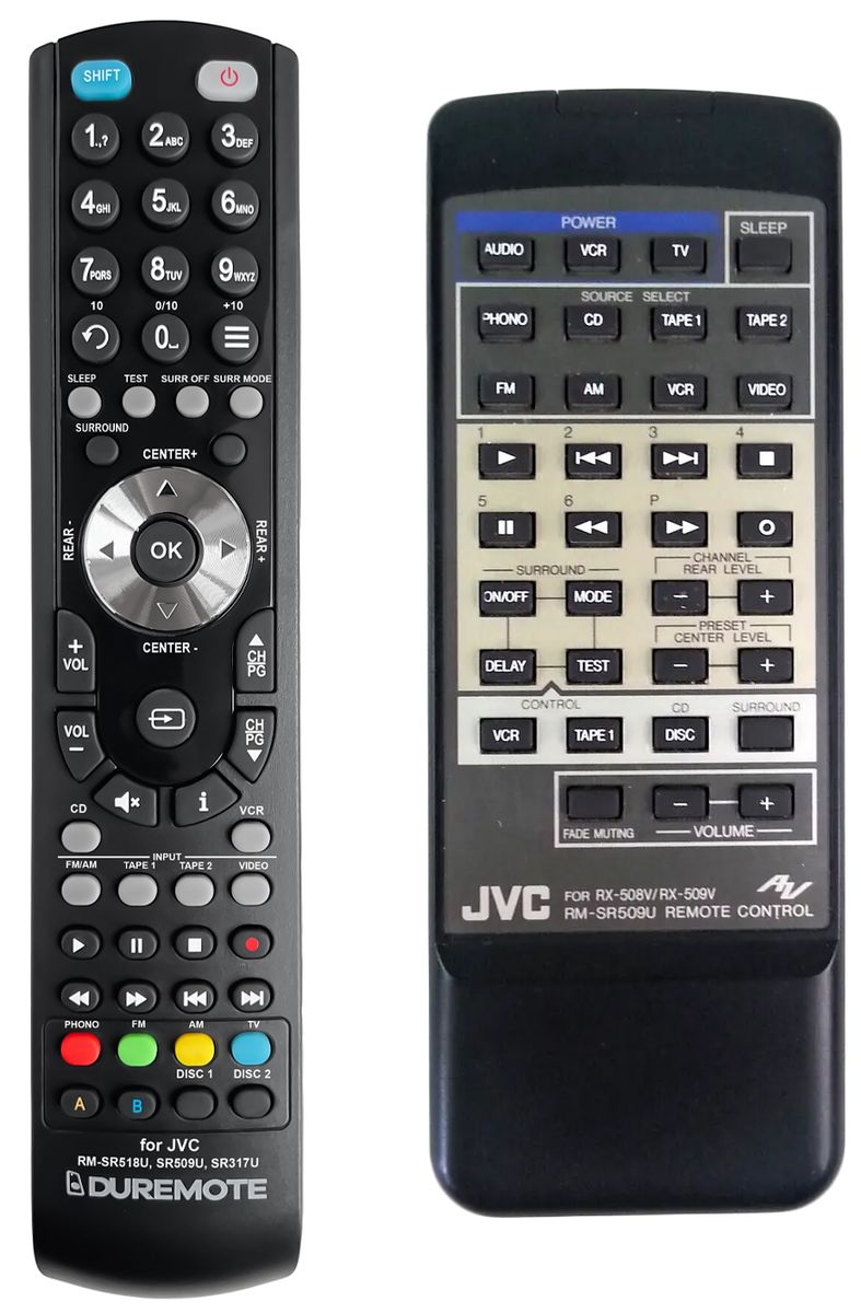 JVC RM-SR509U - távirányító duplikátum