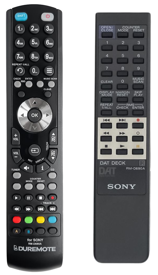 SONY RM-D690A - távirányító duplikátum