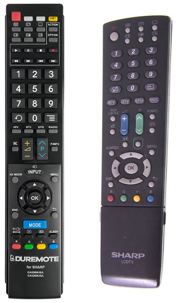 SHARP GA825WJSA - távirányító duplikátum