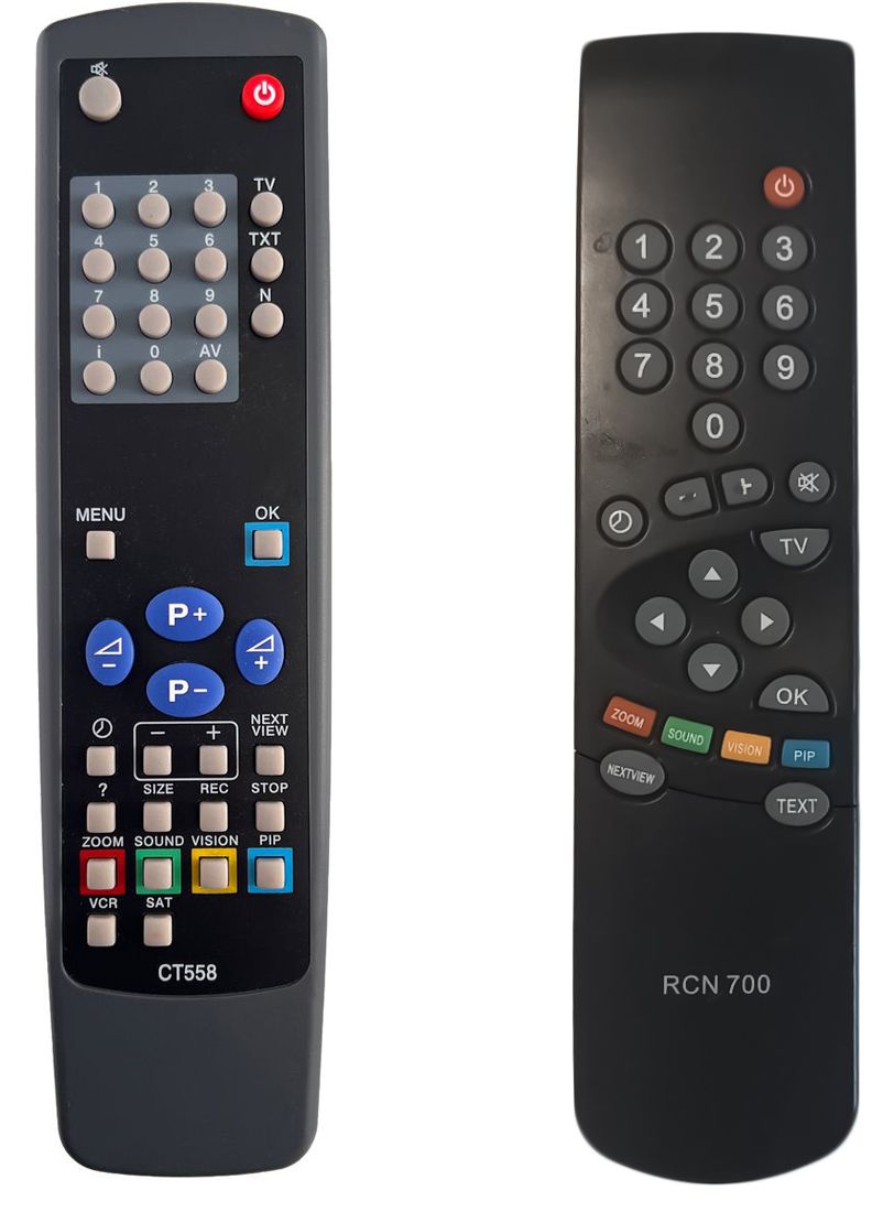 FINLUX RCF700, RCF701, RCF702, RCF710 - távirányító - duplikátum