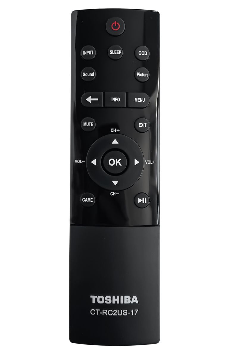 TOSHIBA CT-RC2US-17,  32L221U, 43L621U, 49L621U, 55L421U, 55L621U, 65L621U - eredeti gyári távirányító