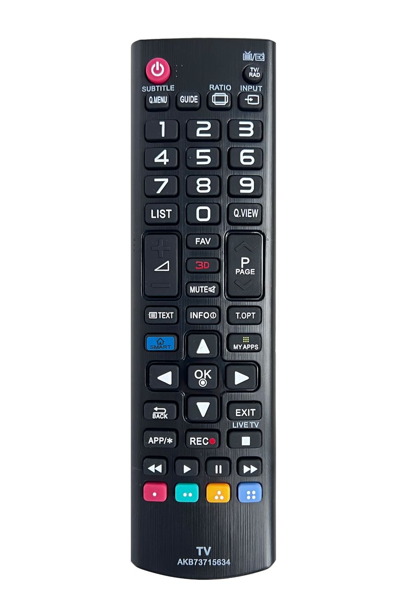 LG AKB73715634 - helyettesítő távirányító
FEKETE