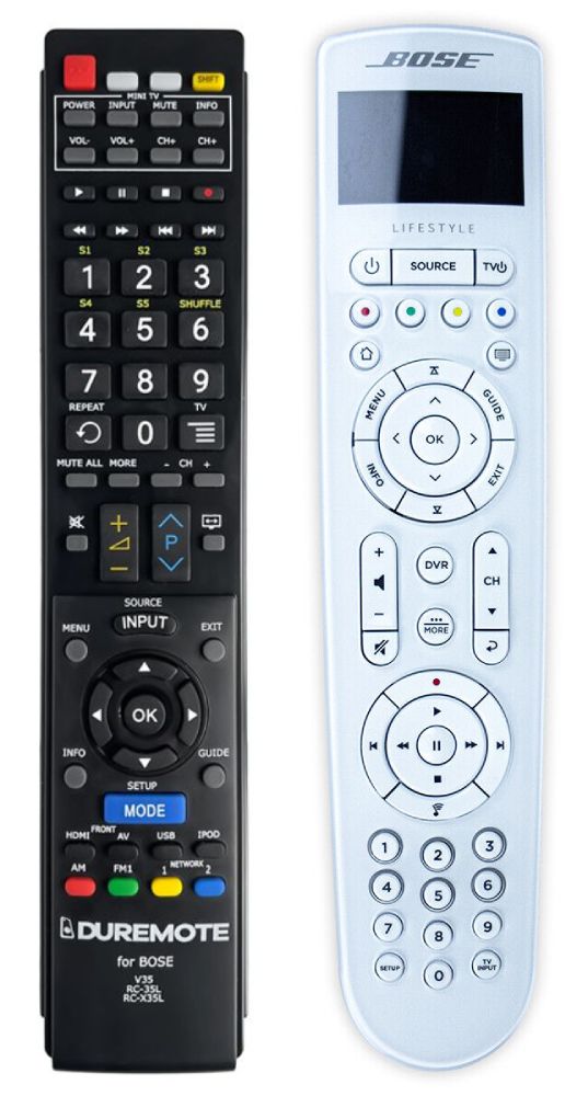 BOSE Lifestyle 550, 600, 650, RC600, RC651 White + TV vezérlés (mini TV) - távirányító duplikátum