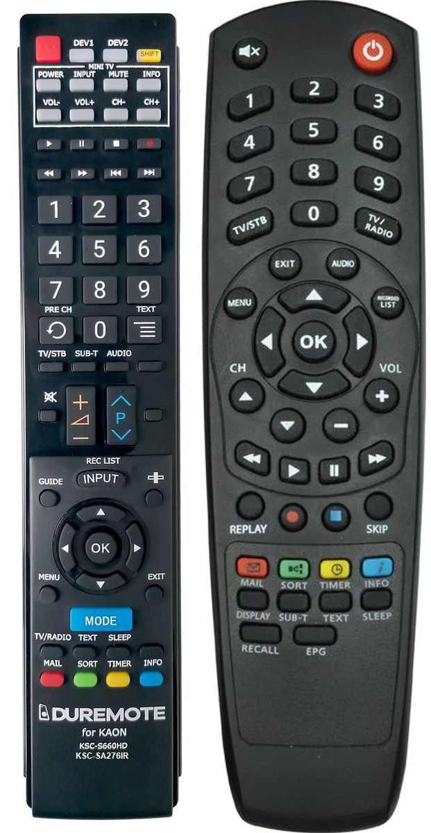 VODAFONE Horizon HD Mediabox + TV vezérlés (mini TV) - távirányító duplikátum