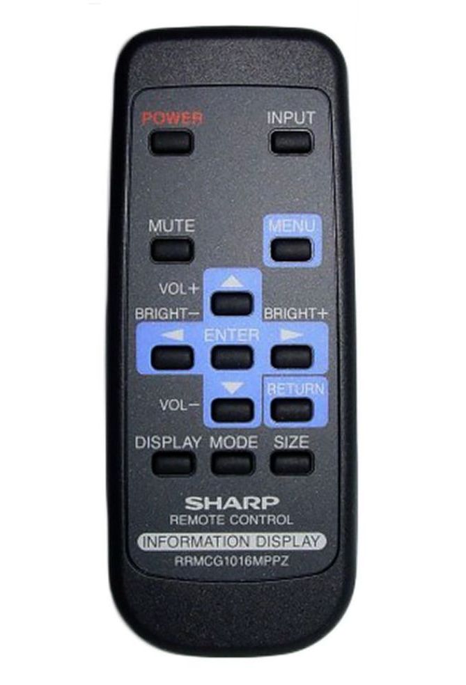 SHARP RRMCG1016MPPZ - eredeti gyári távirányító