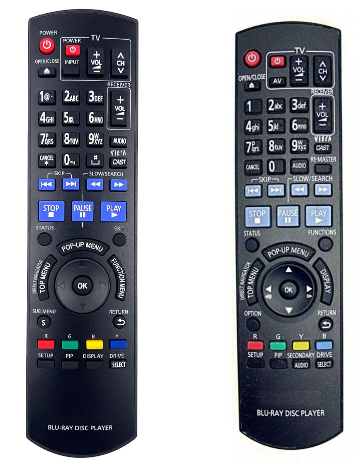 PANASONIC N2QAYB000380 - helyettesítő távirányító