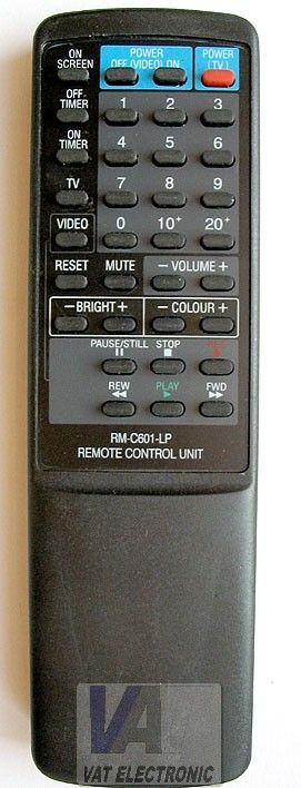 JVC RM-C601 - helyettesítő távirányító